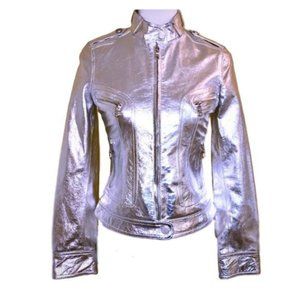 Amazing Kenna T Nordstrom Silver Jacket - Size XS